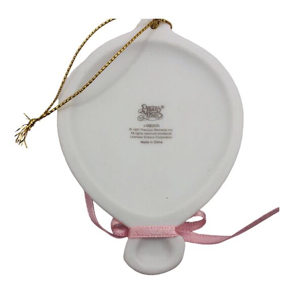 VTG 1998 Precious Moments Somebody Cares Balloon Sad Clown Monkey Ornament Xmas - Picture 6 of 6